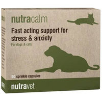 Produktbild von NUTRAVET Nutracalm Beruhigung für Hunde und Katzen 60 Kapseln