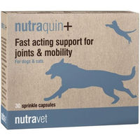 Produktbild von NUTRAVET Nutraquin+ Gelenk-Supplement für Hunde und Katzen 30 Kapseln