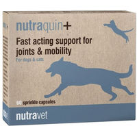 Produktbild von NUTRAVET Nutraquin+ Gelenk-Supplement für Hunde und Katzen 60 Kapseln