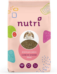 Produktbild von Nutri+ Zwergkaninchen Sticks Hauptfutter Sparpaket 2 x 4 kg - 2 x 4 kg