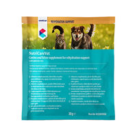 Produktbild von NutriCareVet Orale Rehydrationsbeutel Elektrolyt-Pulver zur Rekonvaleszenz und Unterstützung der Verdauung 10 x 30 g