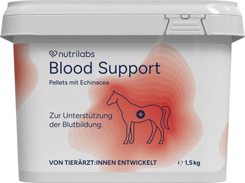 Produktbild von NutriLabs Blood Support Pellets Nahrungsergänzung mit Vitaminen und Mineralstoffen zur Unterstützung des Immunsystems 1000g