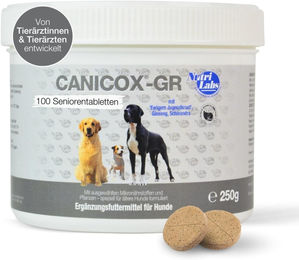 NutriLabs CANICOX-GR Kautabletten für Senioren Hunde zur Unterstützung von Gelenken, Herz und Immunsystem 250 Stück – Bild 1 von 10