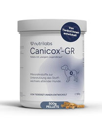 NutriLabs Canicox-GR Pellets Nahrungsergänzung für Senior Hunde zur Unterstützung von Gelenken und Herz 500 g - 500 g – Bild 1 von 11