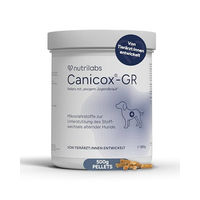 Produktbild von NutriLabs Canicox-GR Pellets Nahrungsergänzung für Senior Hunde zur Unterstützung von Gelenken und Herz 500 g - 500 g