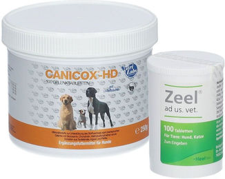 Produktbild von Nutrilabs Canicox-HD + Zeel Gelenk-Supplement Tabletten für Hunde