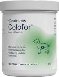 Produktbild von NutriLabs COLOFOR Pulver Mineralergänzungsfuttermittel für Hunde zur Unterstützung von Magen-Darm und Immunsystem 400g