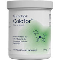Produktbild von NutriLabs COLOFOR Pulver Mineralergänzungsfuttermittel für Hunde zur Unterstützung von Magen-Darm und Immunsystem 400g