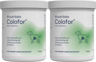 NutriLabs COLOFOR Pulver Mineralergänzungsfuttermittel für Hunde zur Unterstützung von Magen-Darm und Verdauung 400g – Bild 1 von 1