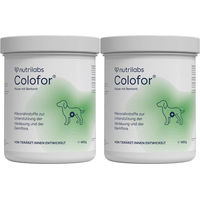 Produktbild von NutriLabs COLOFOR Pulver Mineralergänzungsfuttermittel für Hunde zur Unterstützung von Magen-Darm und Verdauung 400g