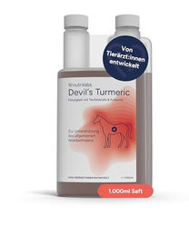 Nutrilabs Devil's Turmeric Bewegungssaft für Pferde 1 l mit Gelbwurz und Teufelskralle zur Unterstützung der Gelenke - 1 l – Bild 1 von 7
