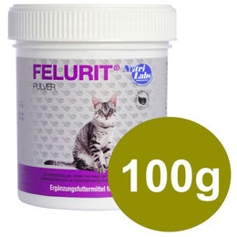 NutriLabs Felurit Pulver Nahrungsergänzung für Katzen zur Unterstützung der Harnwege und Gelenke 100g - 100 g – Bild 1 von 6