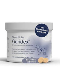 NutriLabs Geridex Kautabletten für Senioren-Hunde zur Gelenkunterstützung 60 Stück – Bild 1 von 5