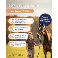 Produktbild von NutriLabs Hoof Support Pellets für Pferde zur Hufgesundheit und Gelenkunterstützung 3 kg - 3 kg