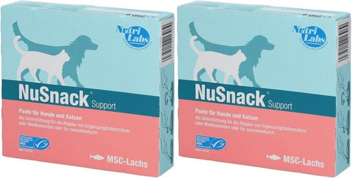 Produktbild von NutriLabs NuSnack Support Lachs Paste für alle Größen 250g