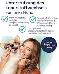 NutriLabs Rascave Hepar Forte Kautabletten für Hunde mit Vitamin-B-Komplex zur Unterstützung der Leberfunktion 90 Stück – Bild 1 von 8