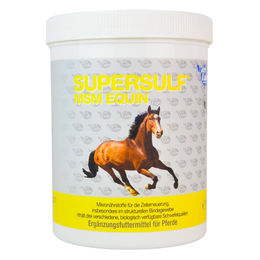 Produktbild von NutriLabs Supersulf MSM Equin Pulver für Pferde zur Unterstützung der Gelenke 1 kg - 1 kg