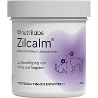 Produktbild von NutriLabs ZILCALM Beruhigungspulver für Hunde und Katzen mit Probiotika 100 g - 100 g