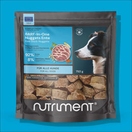 Nutriment BARF In One Ente Hundefutter Getreidefrei Monoprotein 750 g – Bild 1 von 5
