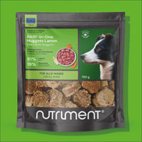 Produktbild von Nutriment Barf in One Lamm Nuggets Getreidefrei mit hohem Fleischanteil 750 g