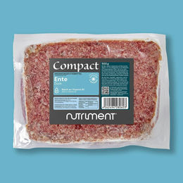 Produktbild von NUTRIMENT Compact Hundefutter Ente getreidefrei und hypoallergen 500g