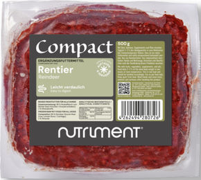Nutriment Compact REN Hundefutter Rentier Hypoallergen Sensitive 500 g – Bild 1 von 2