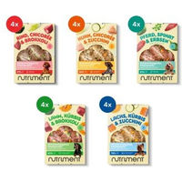 Produktbild von Nutriment Frischemenü Probierpaket für erwachsene Hunde 20x400 g - 20 x 400 g
