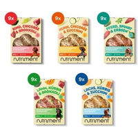 Produktbild von Nutriment Frischemenü Probierpaket für erwachsene Hunde 45x400 g - 45 x 400 g