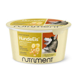 Nutriment HundeEis Banane & Erdnuss Belohnungssnack für Hunde 90 ml ohne Farb- und Aromastoffe sowie Konservierungsstoffe – Bild 1 von 2