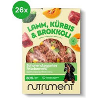 Produktbild von Nutriment Hundefutter Adult Lamm mit Kürbis und Brokkoli Stückchen in Sauce 26x400 g - 26 x 400 g
