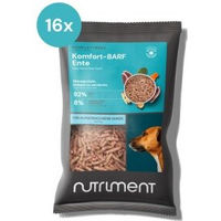 Produktbild von Nutriment Komfort-BARF Menü Ente Chicorée & Spinat für Hunde Adult mit hohem Fleischanteil 16x 1 kg