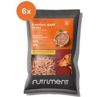 Produktbild von Nutriment Komfort-BARF Menü Huhn mit Spinat und Erbsen mit hohem Fleischanteil 6x 1 kg