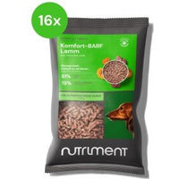 Produktbild von Nutriment Komfort-BARF Menü Lamm mit Kürbis und Chicorée Monoprotein für Hunde Adult 16x 1 kg