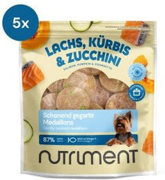 Nutriment Medaillons Lachs Adult Probierpaket mit hohem Fleischanteil 5x800g - 5 x 800 g – Bild 1 von 3