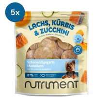 Produktbild von Nutriment Medaillons Lachs Adult Probierpaket mit hohem Fleischanteil 5x800g - 5 x 800 g