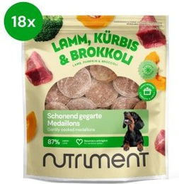 Nutriment Medaillons Lamm Kürbis & Brokkoli Adult Monoprotein 18x800 g - 18 x 800 g – Bild 1 von 3