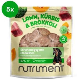 Nutriment Medaillons Lamm Stückchen in Sauce Monoprotein Adult Probierpaket 5x800g - 5 x 800 g – Bild 1 von 3