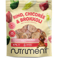 Produktbild von Nutriment Schonend gegarte Medaillons Rind und Kalb mit Chicorée und Brokkoli getreidefrei und glutenfrei Schonkost für die Verdauung