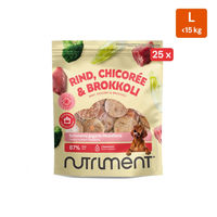 Produktbild von Nutriment Sensitive Hundeschonkost Rind Medaillons Getreidefrei und Glutenfrei 25 Stück