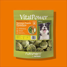 Produktbild von Nutriment VitalPower Gemüse-Frucht Medallions Vegan Ohne tierisches Protein 840 g