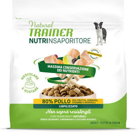 Produktbild von NutrInsaporitore Natural Trainer Gefriergetrocknete Hundetoppers Huhn Monoprotein Adult 7 x 120 g - 7 x 120 g