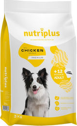 Produktbild von Nutriplus Adult Hundefutter Huhn und Schwein 2 x 3 kg - 2 x 3 kg