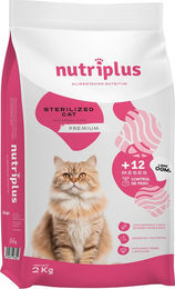 Produktbild von Nutriplus Cat Adult Sterilized Light Huhn und Lachs zur Gewichtskontrolle 2 x 2 kg - 2 x 2 kg