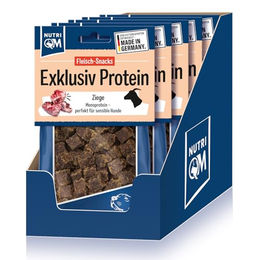 NutriQM Exklusiv Protein Hundesnack Ziege Monoprotein und Getreidefrei 5 x 100 g – Bild 1 von 7