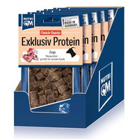 Produktbild von NutriQM Exklusiv Protein Hundesnack Ziege Monoprotein und Getreidefrei 5 x 100 g