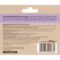 Produktbild von NutriQM Hunde Überraschungsei mit Huhn und hohem Fleischanteil als Suchleckerli für Hunde - 5 x 60 g