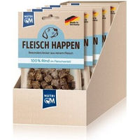 Produktbild von NutriQM Hundefutter Rind Fleisch Happen Stückchen getreidefrei monoprotein sensitive 5x 100g - 5 x 100 g