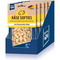 Produktbild von NutriQM Käse Softies Mozzarella Belohnungssnack für Hunde ohne Farb- und Aromastoffe 5x150g