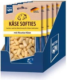 NutriQM Käse Softies Ricotta Belohnungssnack ohne Farb- und Aromastoffe 5x150g – Bild 1 von 3