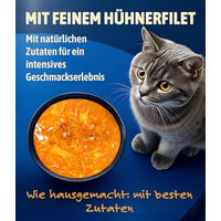 Produktbild von NutriQM Katzensuppe Huhn Adult 12 x 190 ml getreidefrei ohne Zucker
